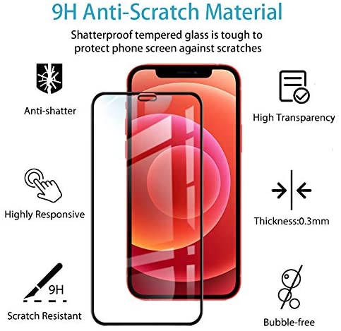 Anti-Static Anti-Dust Transparent HD Tempered Glass Screen Protector for iPHONE 12 / 12 Pro 6.1